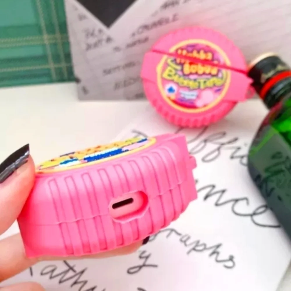 NEW BUBBLEGUM APPLE AIRPOD CASE